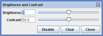 Brightness filter properties