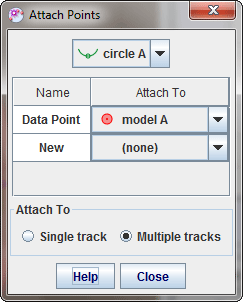 circle fitter attachments dialog