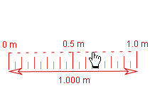 Tape measure adjusting ruler