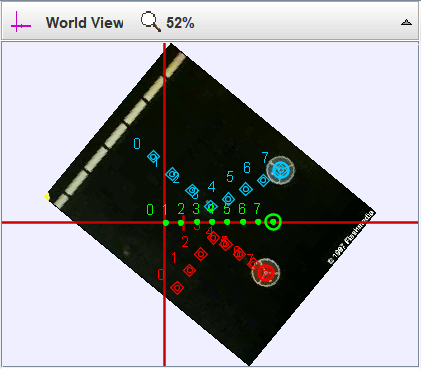 World view of colliding pucks